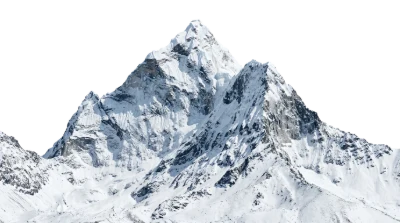 Snowy Mountain Peak