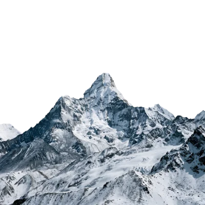 Snowy Mountain Peak