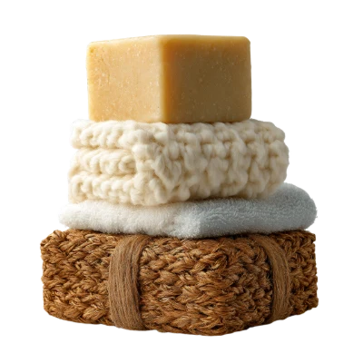 Soap Bar And Towels