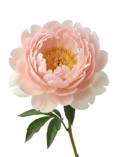 Soft Pink Peony Flower