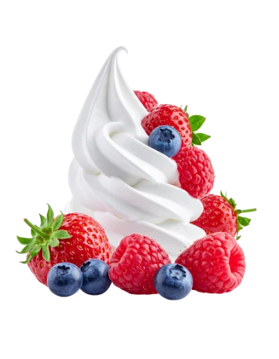 Soft Serve With Berries