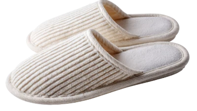 Soft White House Slippers