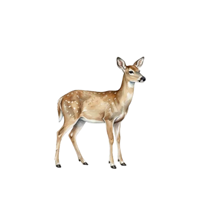 Spotted Fawn Illustration