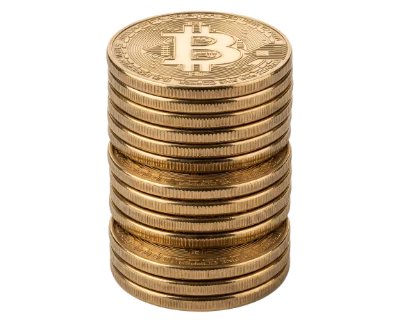 Stack Of Bitcoin Coins