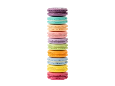 Stack Of Colorful Macarons