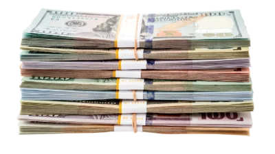 Stack Of Hundred Dollars