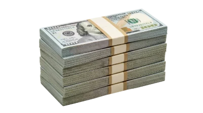 Stack Of Hundred Dollars