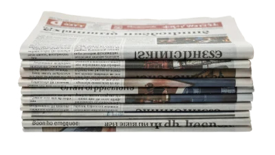 Stack Of Newspapers
