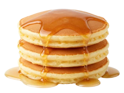Stack Of Pancakes With Syrup