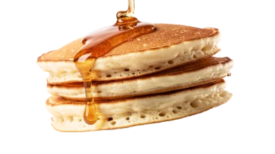Stack Of Pancakes With Syrup
