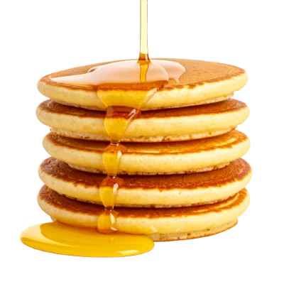 Stack Of Pancakes With Syrup