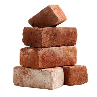 Stack Of Red Bricks