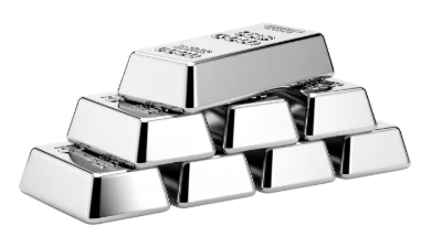 Stack Of Silver Bars