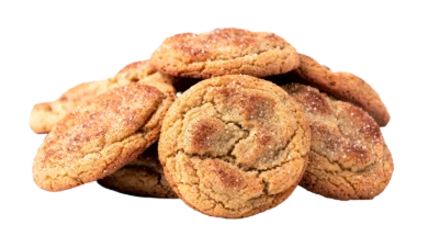 Stack Of Snickerdoodle Cookies