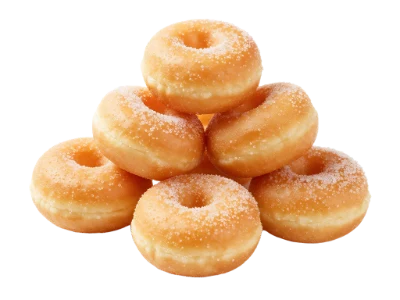 Stack Of Sugar Donuts