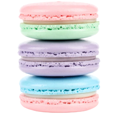 Stacked Colorful Macarons