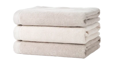 Stacked Cotton Bath Towels