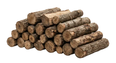 Stacked Firewood Logs