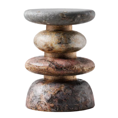 Stacked Stone Stool