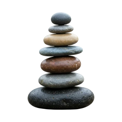 Stacked Zen Stones