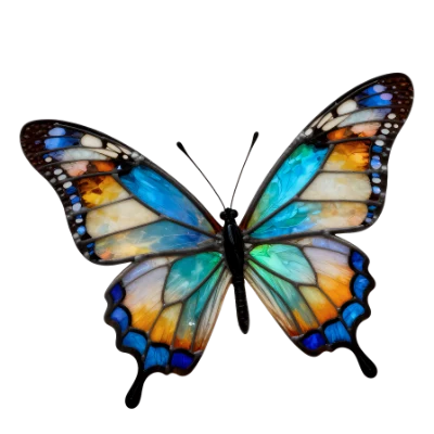 Stained Glass Butterfly