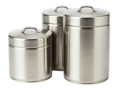 Stainless Steel Kitchen Canisters