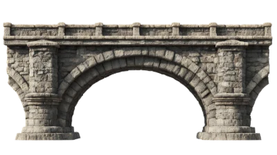 Ancient Stone Arch Bridge Architecture