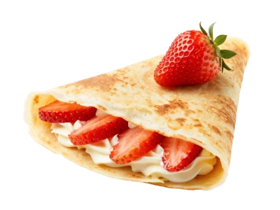 Strawberry Cream Crepe