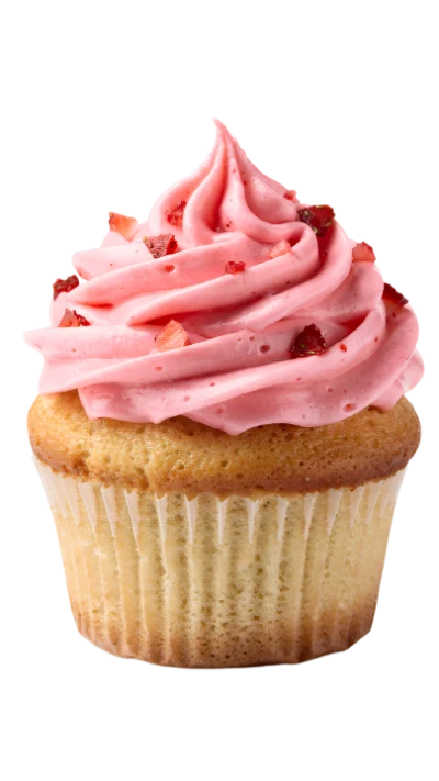 Strawberry Cream Cupcake