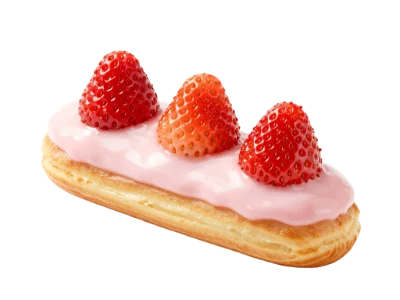 Strawberry Cream Eclair
