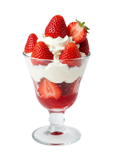 Strawberry Cream Parfait