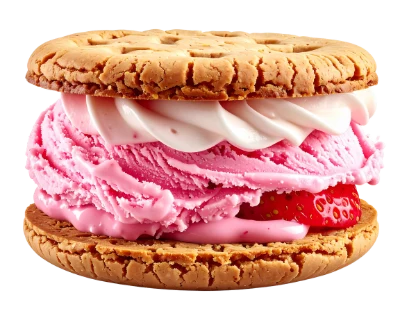Strawberry Ice Cream Sandwich