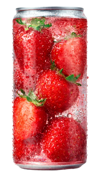 Strawberry Soda Can