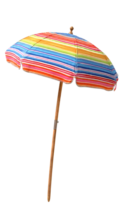 Striped Beach Umbrella