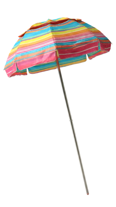 Striped Beach Umbrella
