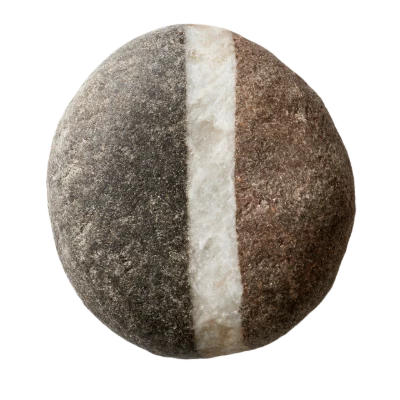 Striped River Pebble