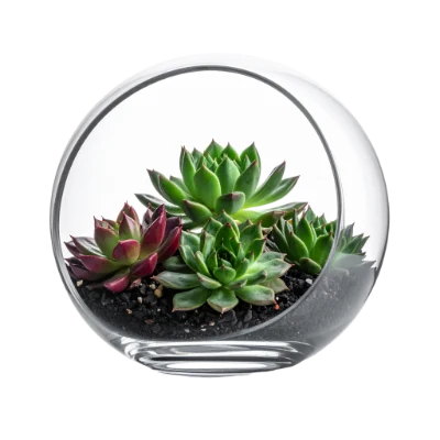 Succulent Glass Terrarium