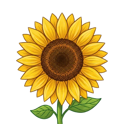 Sunflower Illustration