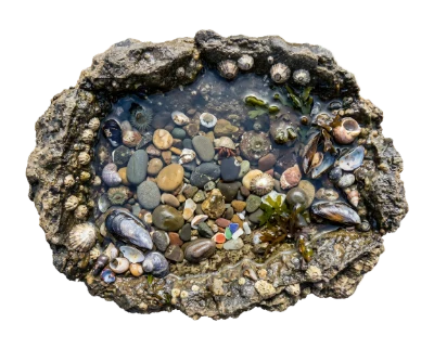 Tide Pool With Shells