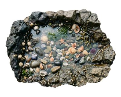 Tide Pool With Shells