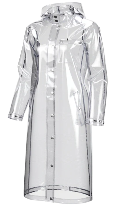 Transparent Plastic Raincoat