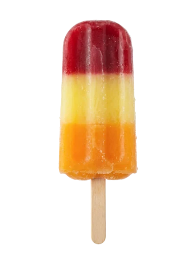 Tri-Color Fruit Popsicle