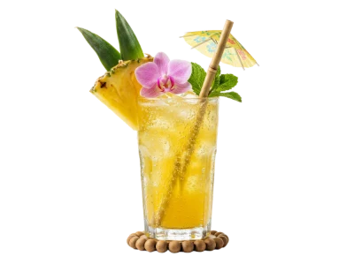 Tropical Pineapple Cocktail Drink