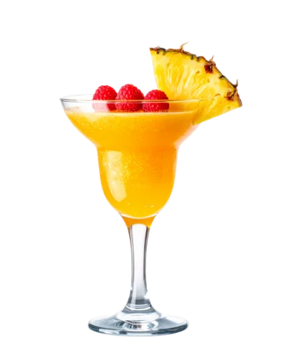 Tropical Pineapple Raspberry Cocktail