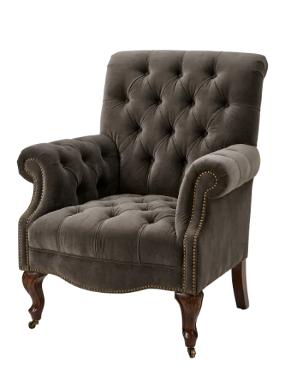 Tufted Velvet Armchair