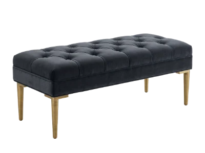 Tufted Velvet Bench