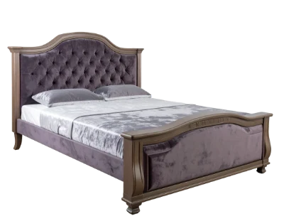 Tufted Velvet Upholstered Bed