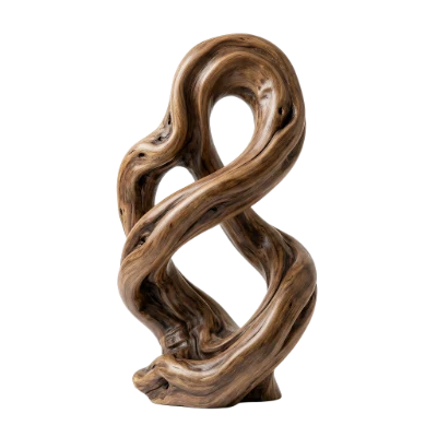 Twisted Driftwood Sculpture