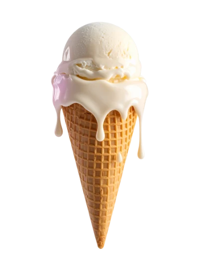 Vanilla Ice Cream Cone