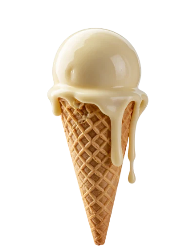 Vanilla Ice Cream Cone